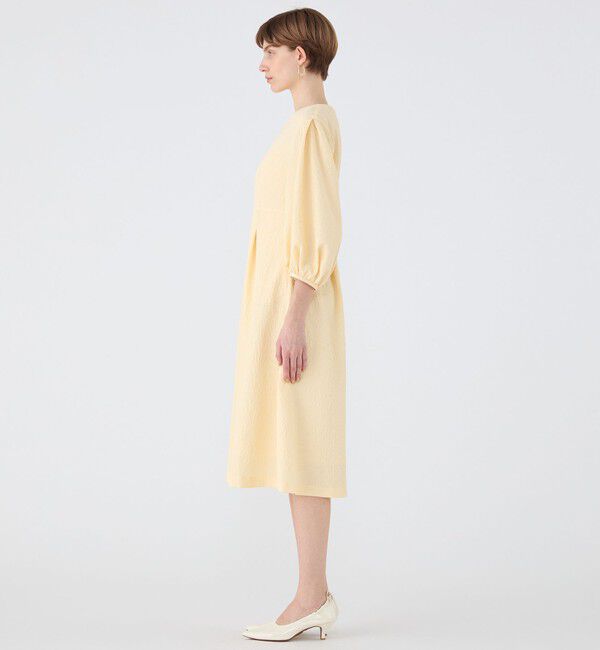 Ballsey「バブルジャカード パフスリーブワンピース」|ワンピース|