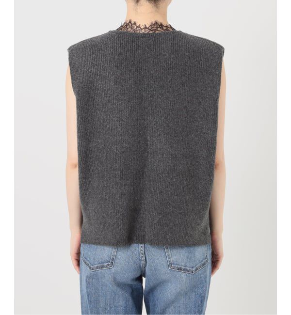 Spick and Span「《一部店舗+WEB限定》レースニットベスト」|ベスト・ジレ|