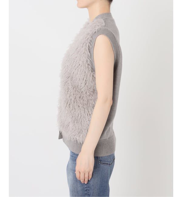 Spick and Span「フェイクファーコンビニットベスト」|ベスト・ジレ|