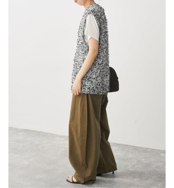 Spick and Span「チュールテープヤーンニットベスト」|ベスト・ジレ|