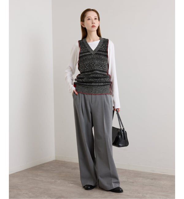 U by SPICK&SPAN「PROVOKE/プロヴォーク fair isle vest」|ベスト・ジレ|