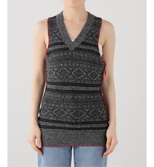 U by SPICK&SPAN「PROVOKE/プロヴォーク fair isle vest」|ベスト・ジレ|