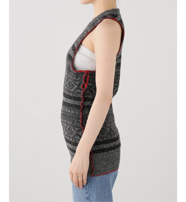 U by SPICK&SPAN「PROVOKE/プロヴォーク fair isle vest」|ベスト・ジレ|