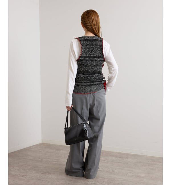U by SPICK&SPAN「PROVOKE/プロヴォーク fair isle vest」|ベスト・ジレ|
