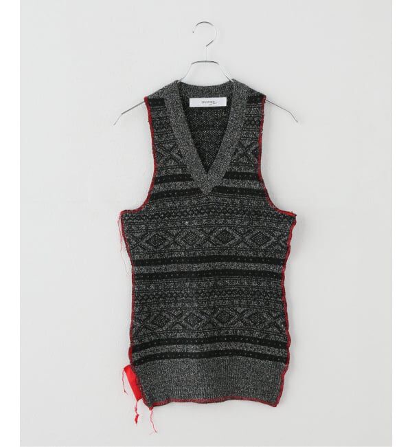 U by SPICK&SPAN「PROVOKE/プロヴォーク fair isle vest」|ベスト・ジレ|
