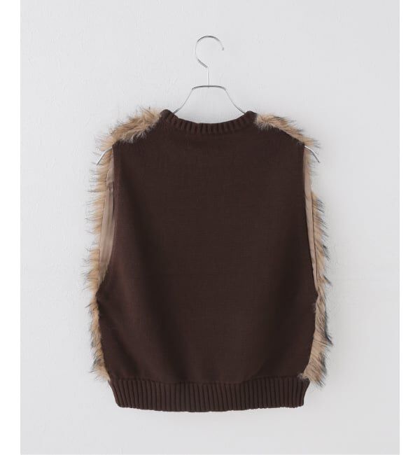 Spick and Span「LAYAS / レイヤーズ FUR VEST」|ベスト・ジレ|
