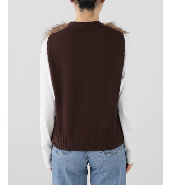 Spick and Span「LAYAS / レイヤーズ FUR VEST」|ベスト・ジレ|