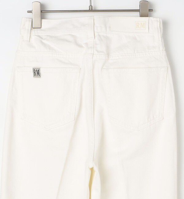 Rie Miller「【RM denim】スリットクロップドセンタープレスデニム」|デニム|