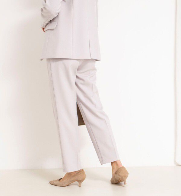 NOLLEY'S「《セットアップ対応》ウォッシャブルサージストレッチストレートパンツ」|その他|