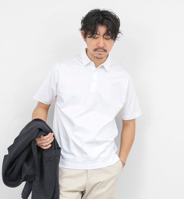 NOLLEY'S goodman「《ビジカジ対応》シルケットスムース ドレスポロシャツ / ビズポロ 26SS」|ポロシャツ|