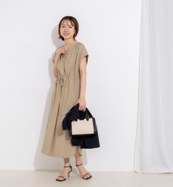 NOLLEY'S「ウォッシャブル前タックワンピース」|ワンピース|