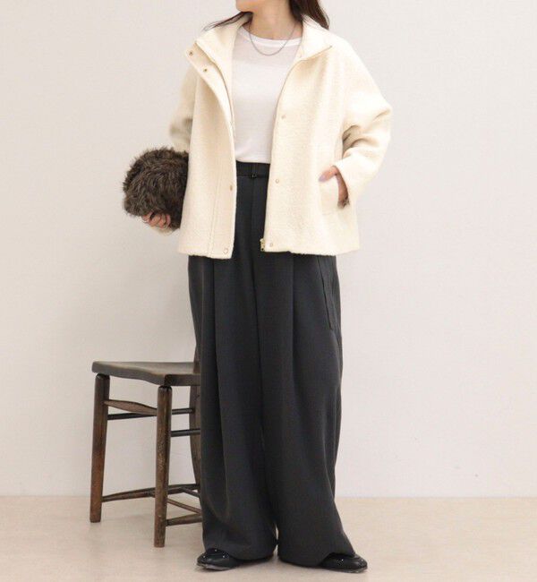 fredy emue「ベルトデザインタックスラックス」|スラックス|