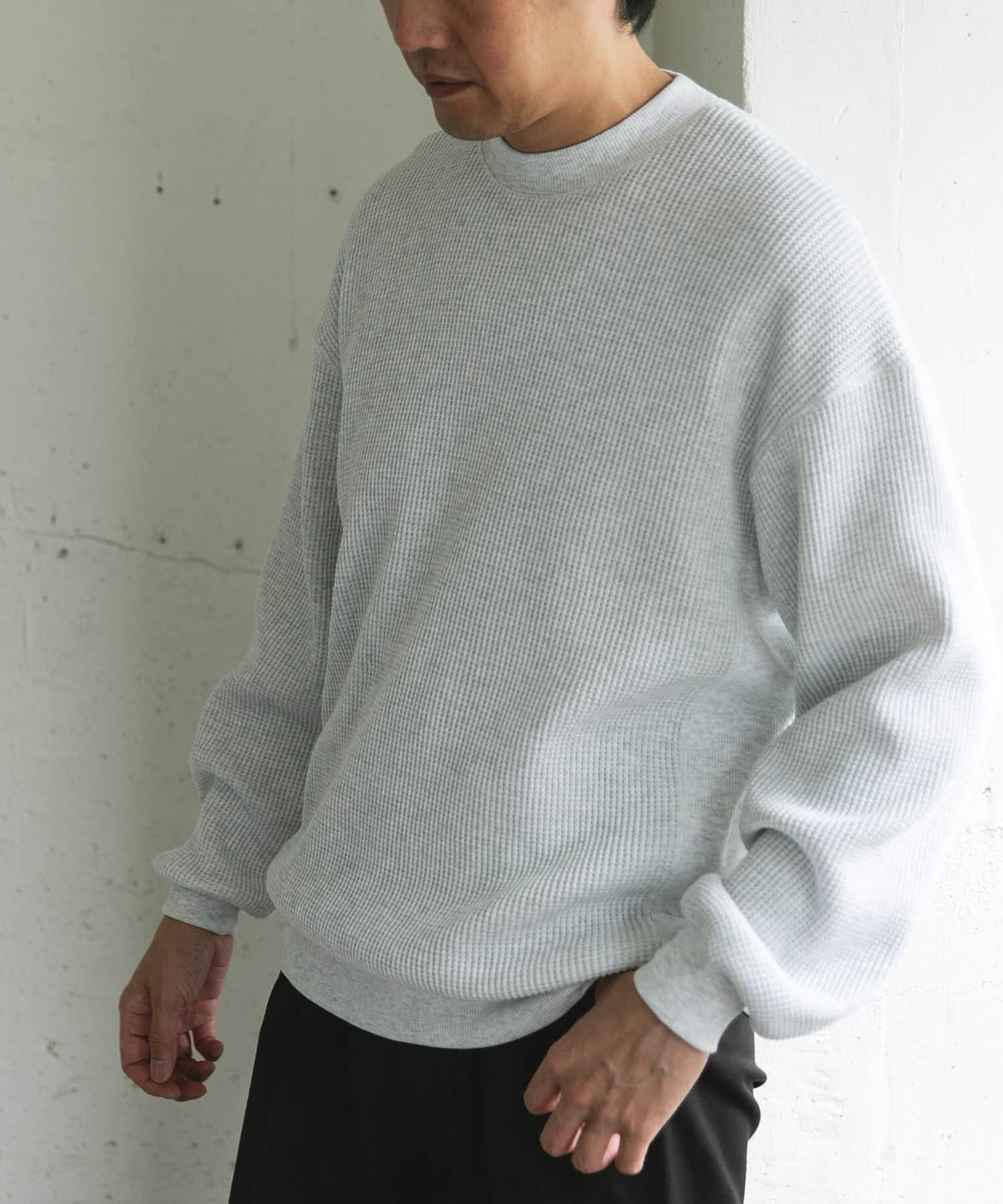 URBAN RESEARCH DOORS「『UR TECH』ワッフルロングスリーブTシャツ」|Tシャツ・カットソー|