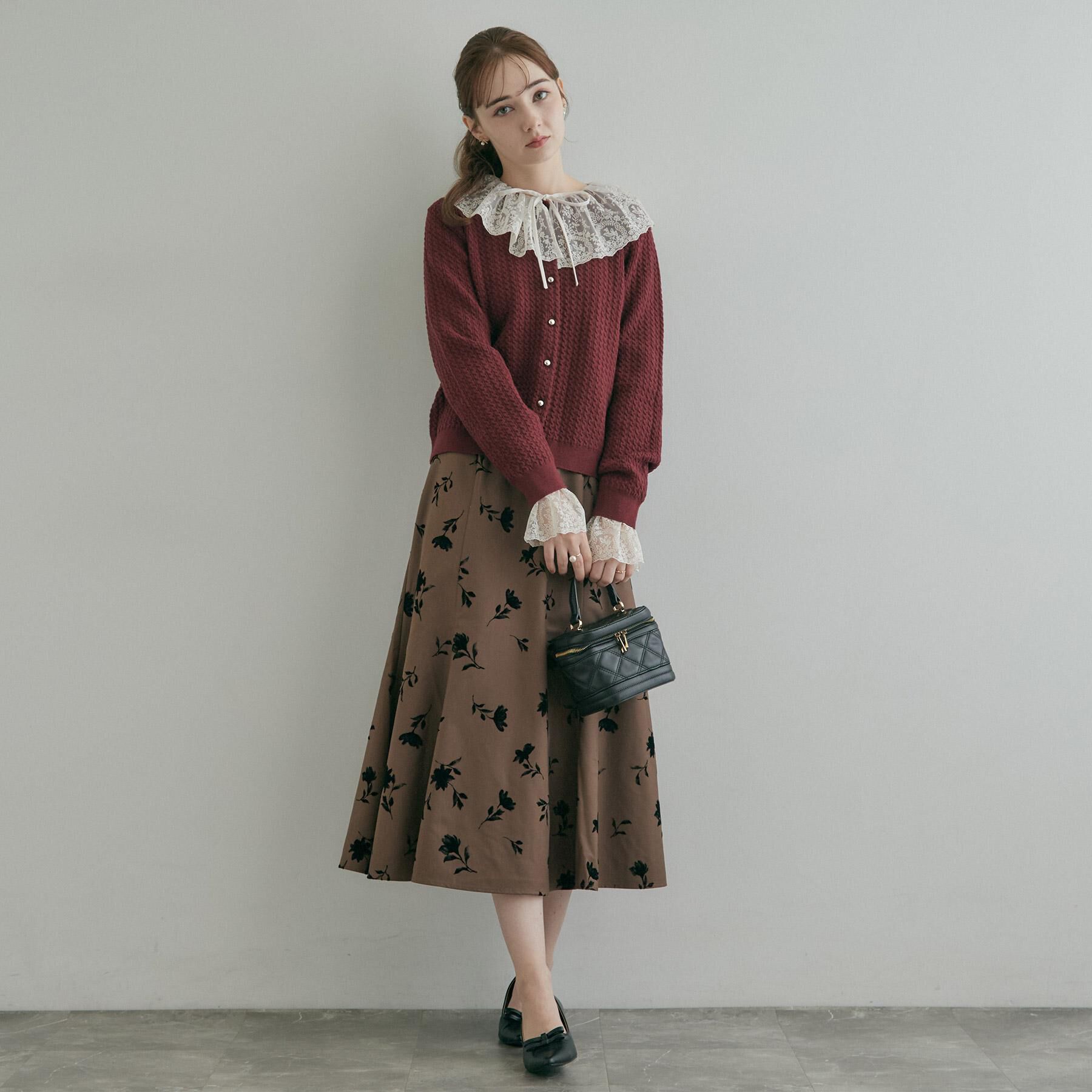 Couture broach「【通勤にも休日にも】ケーブル カーディガン」|カーディガン|