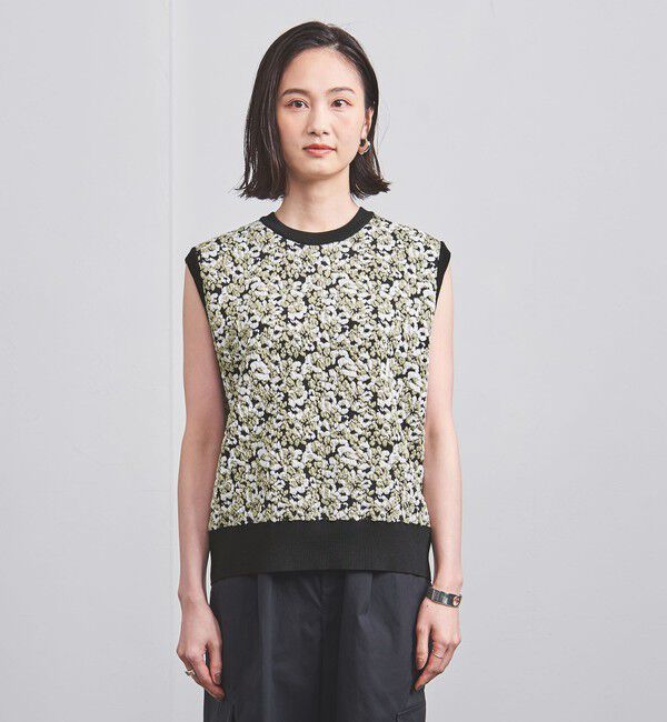 UNITED ARROWS「【別注】＜WRAPINKNOT＞ラメ ニットベスト -united LOVE project 2023」|ベスト・ジレ|