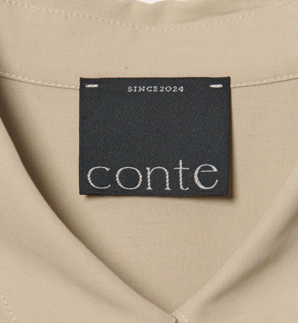 conte「＜conte＞ NVL ベーシックシャツ」|シャツ・ブラウス|