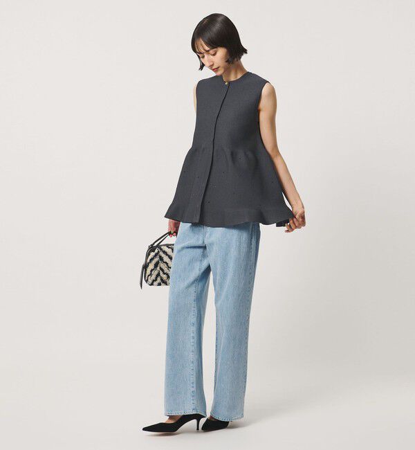 UNITED ARROWS「ビジュー ベスト ‐ウォッシャブル‐」|ベスト・ジレ|