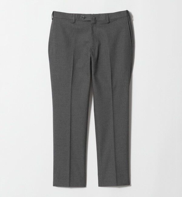 UNITED ARROWS「バーズアイ サイドエクステンド ノープリーツ スラックス COMFORT EASY-MODEL ウォッシャブル ヨコストレッ」|スラックス|