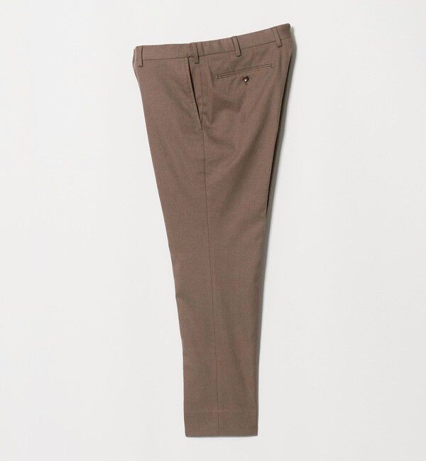 UNITED ARROWS「バーズアイ サイドエクステンド ノープリーツ スラックス COMFORT EASY-MODEL ウォッシャブル ヨコストレッ」|スラックス|
