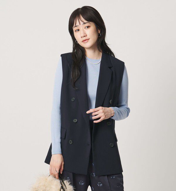 UNITED ARROWS「drapy テーラード ミドル ベスト」|ベスト・ジレ|