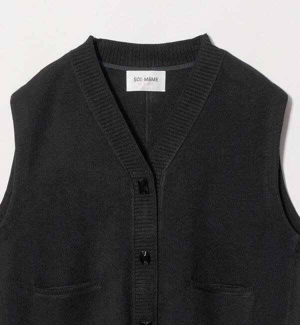 UNITED ARROWS「＜MARILYN MOON＞マルチ ボタン Vネック ベスト」|ベスト・ジレ|
