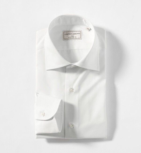 UNITED ARROWS「イージーケア AG ブロードセミワイド シャツ 抗菌防臭」|シャツ・ブラウス|WHITE