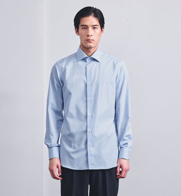 UNITED ARROWS「イージーケア AG ブロードセミワイド シャツ 抗菌防臭」|シャツ・ブラウス|