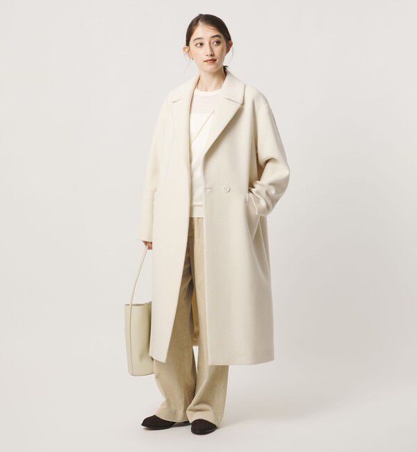 UNITED ARROWS「テーラード コート」|チェスターコート|OFF WHITE