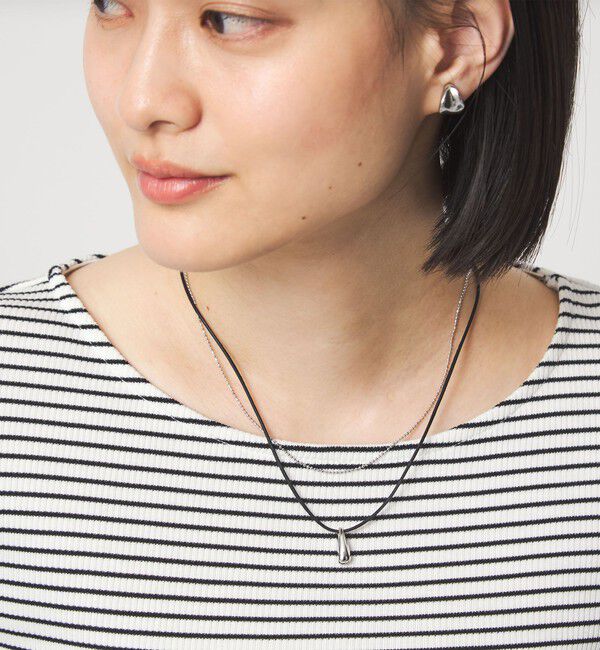 UNITED ARROWS green label relaxing「2連チェーン＆コードチャーム ネックレス」|ネックレス|