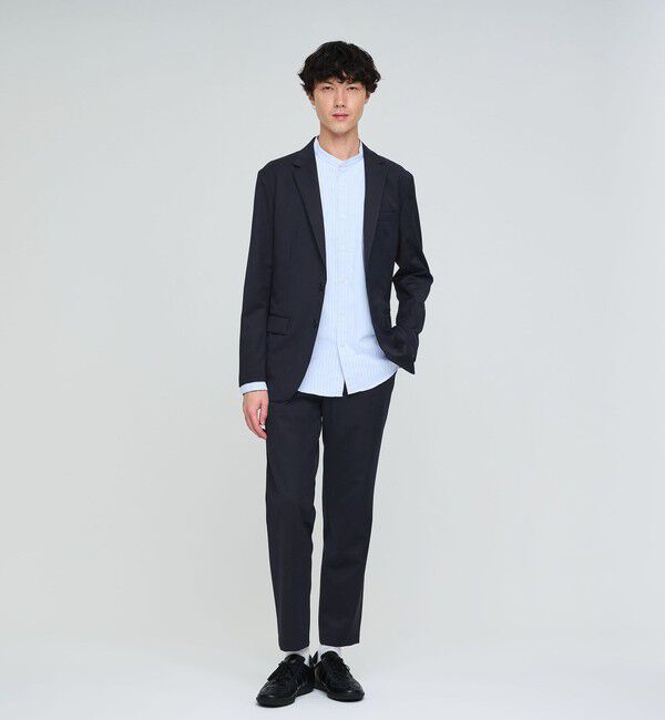 UNITED ARROWS green label relaxing「ウォッシャブル サージ ナロー ジャケット -２WAYストレッチ-」|テーラードジャケット|
