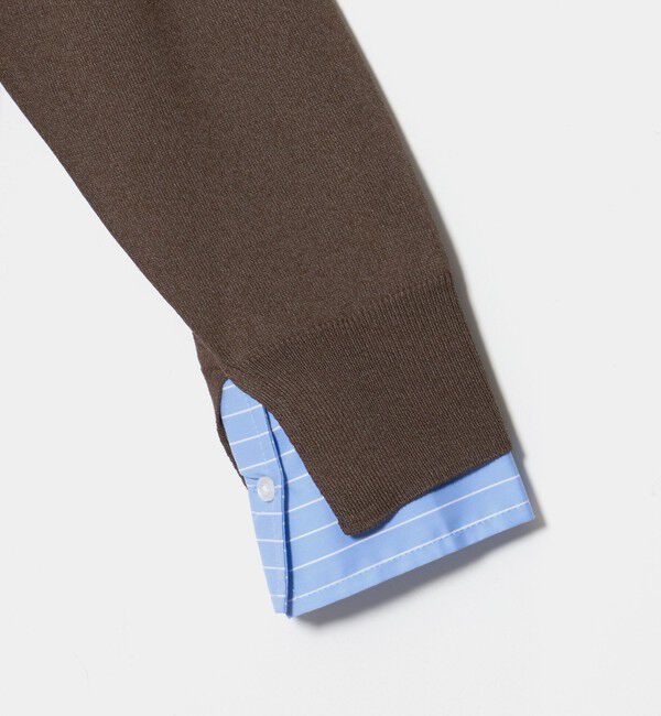 UNITED ARROWS green label relaxing「2WAY  スキッパー シャツ プルオーバー ニット」|ニット・セーター|
