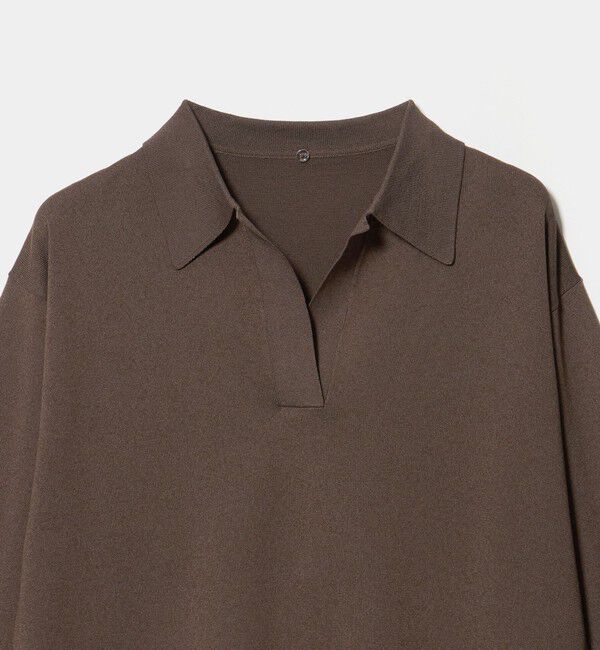 UNITED ARROWS green label relaxing「2WAY  スキッパー シャツ プルオーバー ニット」|ニット・セーター|