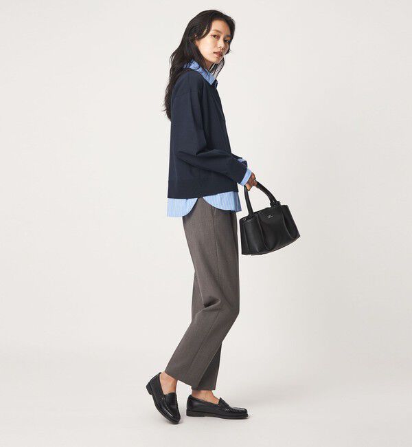 UNITED ARROWS green label relaxing「2WAY  スキッパー シャツ プルオーバー ニット」|ニット・セーター|