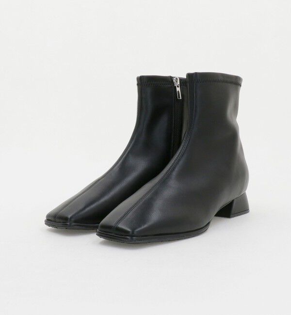 UNITED ARROWS green label relaxing「スクエア ストレッチ ショートブーツ 撥水」|ロングブーツ|