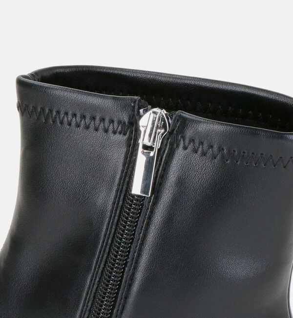 UNITED ARROWS green label relaxing「スクエア ストレッチ ショートブーツ 撥水」|ロングブーツ|