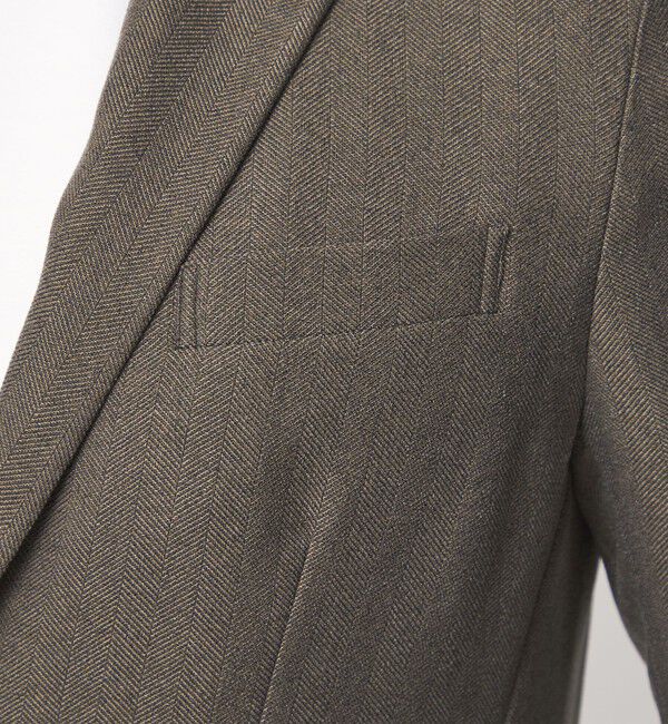 UNITED ARROWS green label relaxing「【WEB限定】JUST fit ヘリンボーン ナロー セットアップ ジャケット&パンツ」|スーツ|