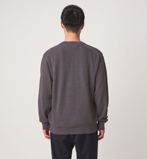 UNITED ARROWS green label relaxing「コンパクト コットン アゼ クルーネック ニット」|ニット・セーター|