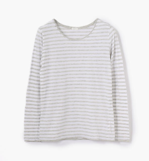 GALERIE VIE「コットン ラウンドネックプルオーバー」|Tシャツ・カットソー|12 ホワイト系