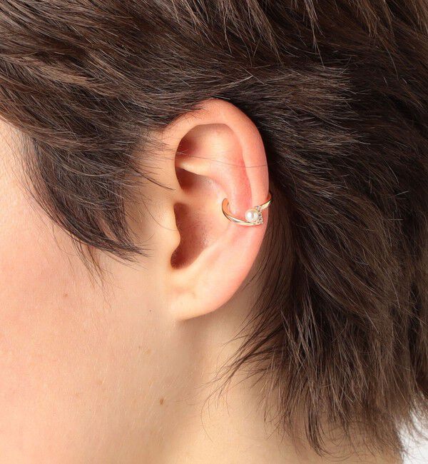 TOMORROWLAND GOODS「【別注】Hirotaka Diamond Pearl 片耳イヤーカフ」|イヤーカフ|