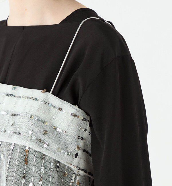 Ballsey「ドロップスパングルエンブロイダリー キャミソールブラウス」|その他|