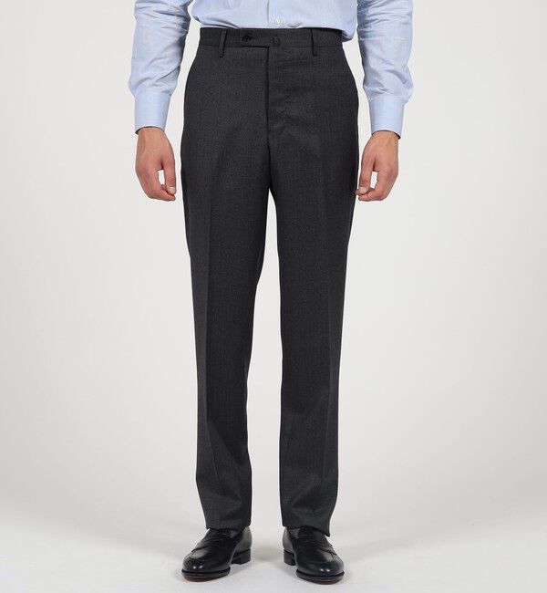 TOMORROWLAND MENS「21マイクロン ウールツイル ノープリーツスラックス V.B.CANONICO」|スラックス|