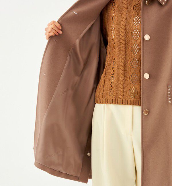 TOMORROWLAND BUYING WEAR「【別注】MACKINTOSH HUMBIE L M EX STUDS コート」|ステンカラーコート|