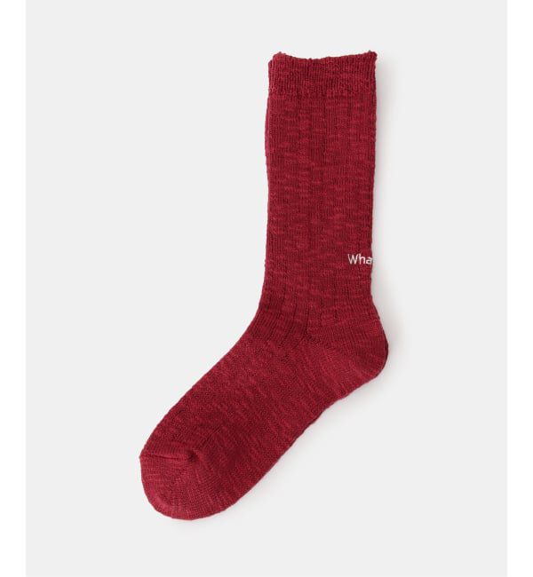 JOURNAL STANDARD relume「【ROSTER SOX /ロスターソックス】WWHATS UP SOCKS」|ソックス|レッド
