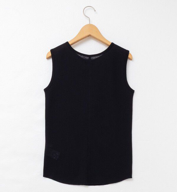 NOLLEY'S「《アンサンブル対応》シアーワッフルヘンリーノースリーブ2WAYプルオーバーカットソー」|Tシャツ・カットソー|