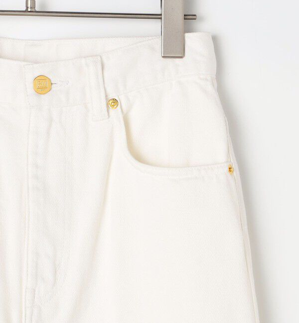 Rie Miller「【RM denim】スリットクロップドセンタープレスデニム」|デニム|