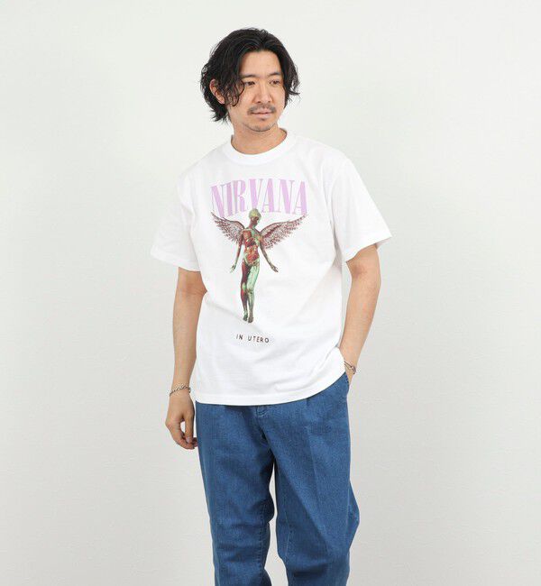NOLLEY'S goodman「【GOOD ROCK SPEED】NIRVANA バンド プリントTシャツ 26SS」|Tシャツ・カットソー|