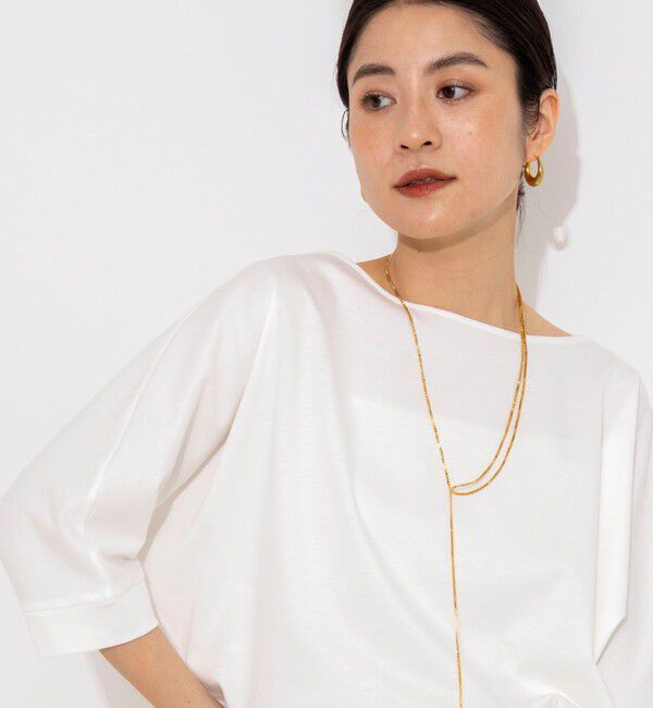 NOLLEY'S「ウォッシャブルドルマンTシャツ」|Tシャツ・カットソー|