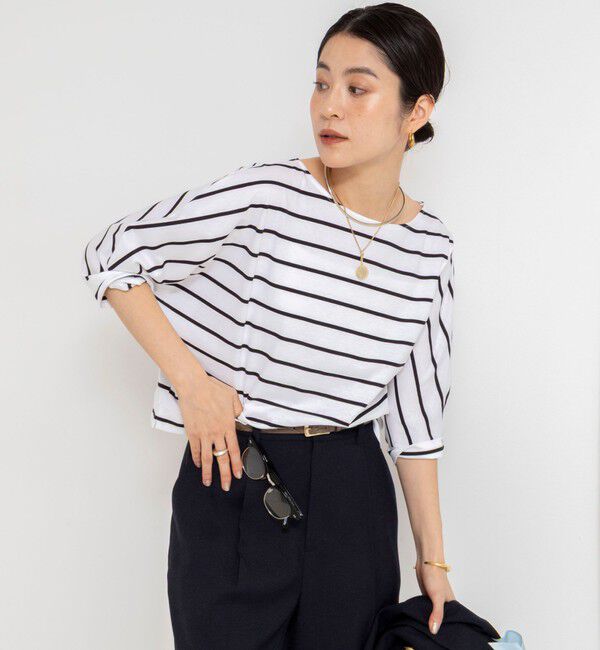 NOLLEY'S「ウォッシャブルドルマンTシャツ」|Tシャツ・カットソー|
