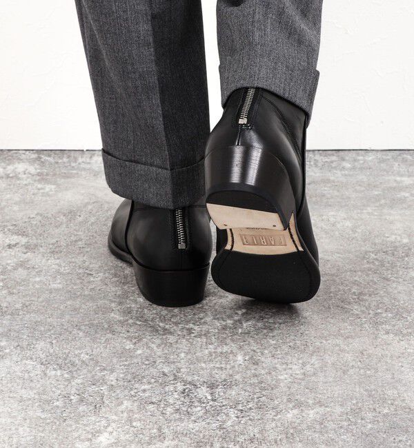 NOLLEY'S goodman「【EARLE/アール】ER2202 Back Zip Short Boots」|ロングブーツ|