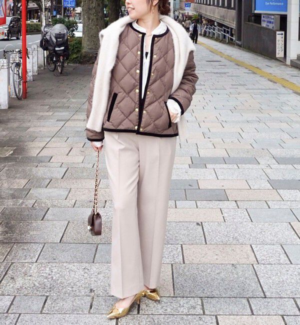 NOLLEY'S「【TAION&times;LIMONTA】別注ベロアパイピングショートダウン」|ダウン|